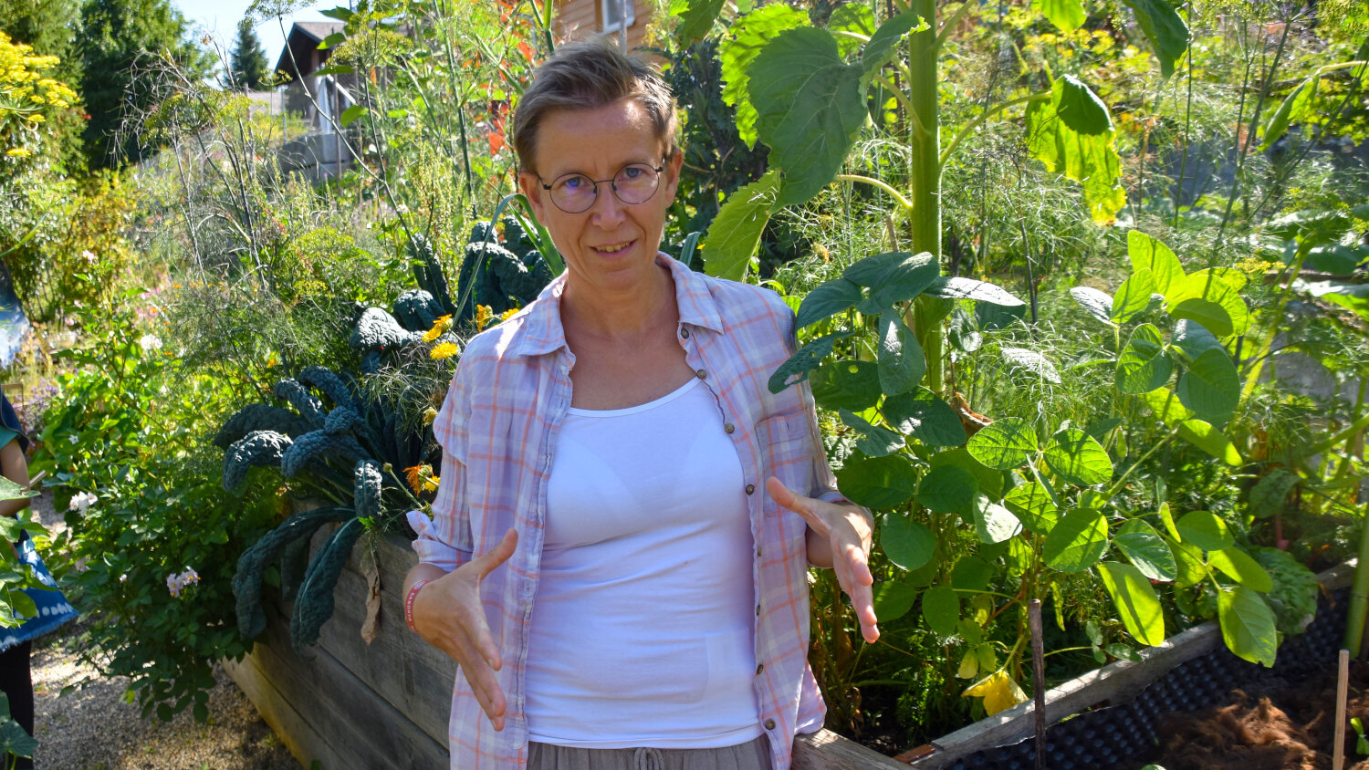 «Der Garten ermöglicht es mir, dem Artensterben aktiv etwas entgegenzusetzen, was in meinen Möglichkeiten liegt», sagt Denise Baumann.
